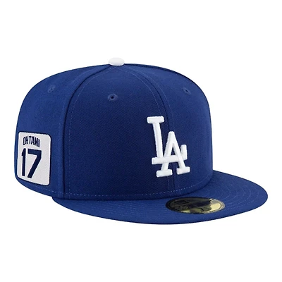 Los Angeles Dodgers Royal Blue #17 Ohtani Patch New Era 59FIFTY Fitted Hat