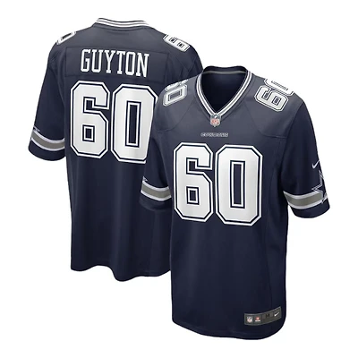 Dallas Cowboys Tyler Guyton Navy Nike Game Jersey