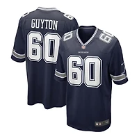 Dallas Cowboys Tyler Guyton Navy Nike Game Jersey