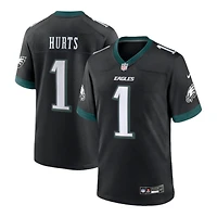 Philadelphia Eagles Jalen Hurts Black Alternate Nike Game Jersey