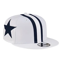 Dallas Cowboys White NFL Historic Helmet Pack New Era 9FIFTY Snapback Hat
