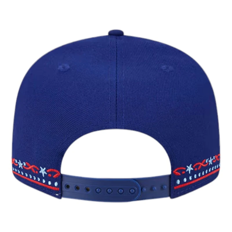 Texas Rangers Royal Blue Fan Detail 2024 MLB All-Star Game New Era 9FIFTY Snapback Hat