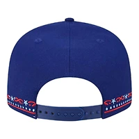 Texas Rangers Royal Blue Fan Detail 2024 MLB All-Star Game New Era 9FIFTY Snapback Hat