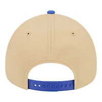 Los Angeles Lakers Two Tone Rollerskate Patch Blue UV New Era A-Frame 9FORTY Snapback Hat