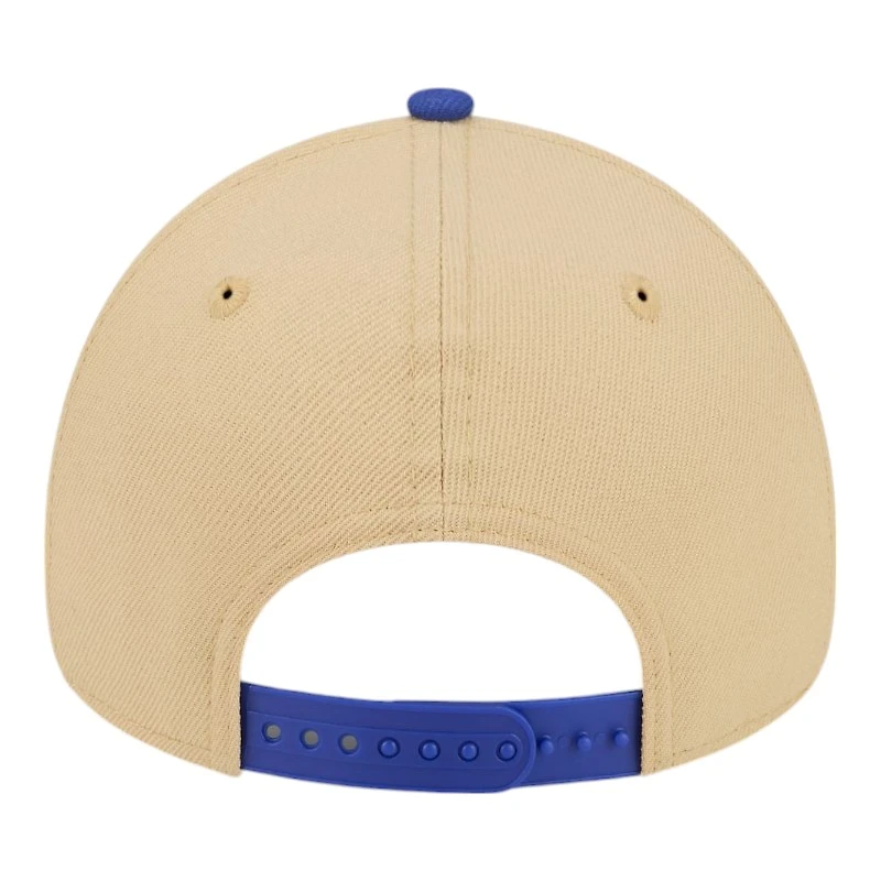 Golden State Warriors Two Tone Golden Gate Patch Blue UV New Era A-Frame 9FORTY Snapback Hat