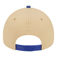 Golden State Warriors Two Tone Golden Gate Patch Blue UV New Era A-Frame 9FORTY Snapback Hat