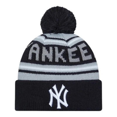 New York Yankees Navy and Gray Cheer New Era Knit Beanie