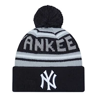 New York Yankees Navy and Gray Cheer New Era Knit Beanie