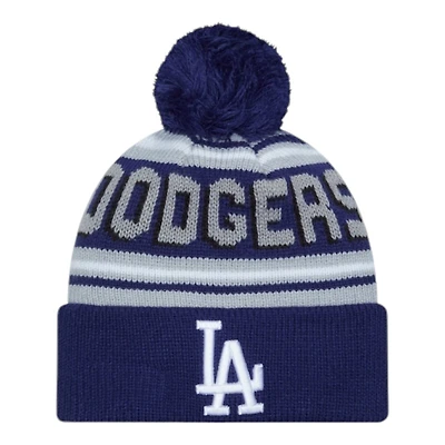 Los Angeles Dodgers Royal and Gray Cheer New Era Knit Beanie