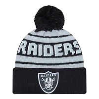 Las Vegas Raiders Black and Gray Cheer New Era Knit Beanie