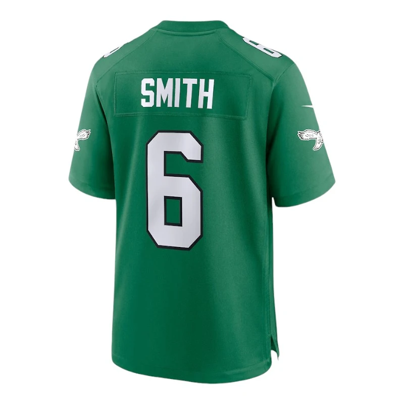 Youth Philadelphia Eagles DeVonta Smith Kelly Green Nike Game Jersey