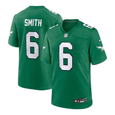 Youth Philadelphia Eagles DeVonta Smith Kelly Green Nike Game Jersey