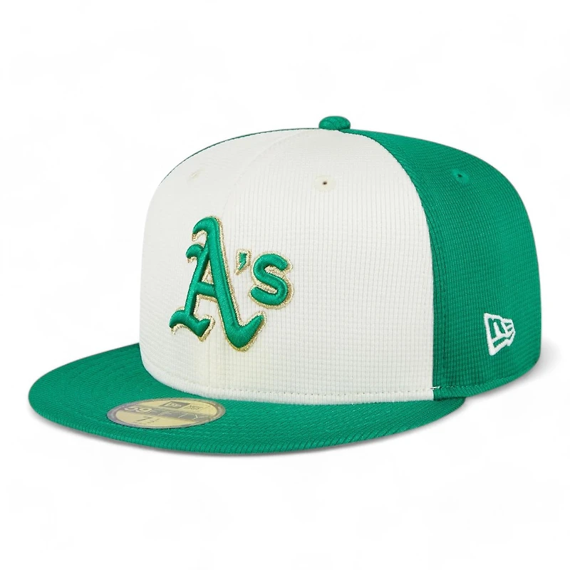 Oakland Athletics Green 2024 St. Patricks Day New Era 59FIFTY Fitted Hat