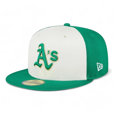 Oakland Athletics Green 2024 St. Patricks Day New Era 59FIFTY Fitted Hat
