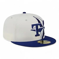 Texas Rangers Chrome and Royal Blue 2024 ASG Batterman Green UV New Era 59FIFTY Fitted Hat
