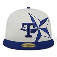 Texas Rangers Chrome and Royal Blue 2024 ASG Batterman Green UV New Era 59FIFTY Fitted Hat