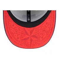 Texas Rangers Chrome and Royal Blue 2024 MLB ASG Workout Low Profile New Era 59FIFTY Fitted Hat