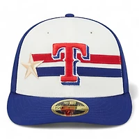 Texas Rangers Chrome and Royal Blue 2024 MLB ASG Workout Low Profile New Era 59FIFTY Fitted Hat