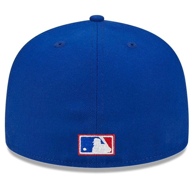 Texas Rangers Royal Blue Big League Chew Original New Era 59FIFTY Fitted Hat