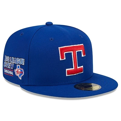 Texas Rangers Royal Blue Big League Chew Original New Era 59FIFTY Fitted Hat