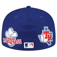 Texas Rangers Royal Blue 2024 ASG Multi Patch Pack New Era 59FIFTY Fitted Hat