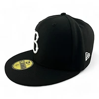 Brooklyn Dodgers Black and White "Breaking Barriers Pack" Jackie Robinson Patch Gray UV New Era 59FIFTY Fitted Hat