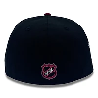 Anaheim Ducks Black Two Tone 30th Anni Patch Red UV New Era 59FIFTY Fitted Hat