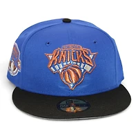 New York Knicks Blue and Black "DPM NBA Pack" Established 1946 Patch Gray UV Era 59Fifty Fitted Hat