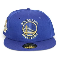 Golden State Warriors Blue "DPM NBA Pack" 6X Champs Patch Gray UV New Era 59Fifty Fitted Hat