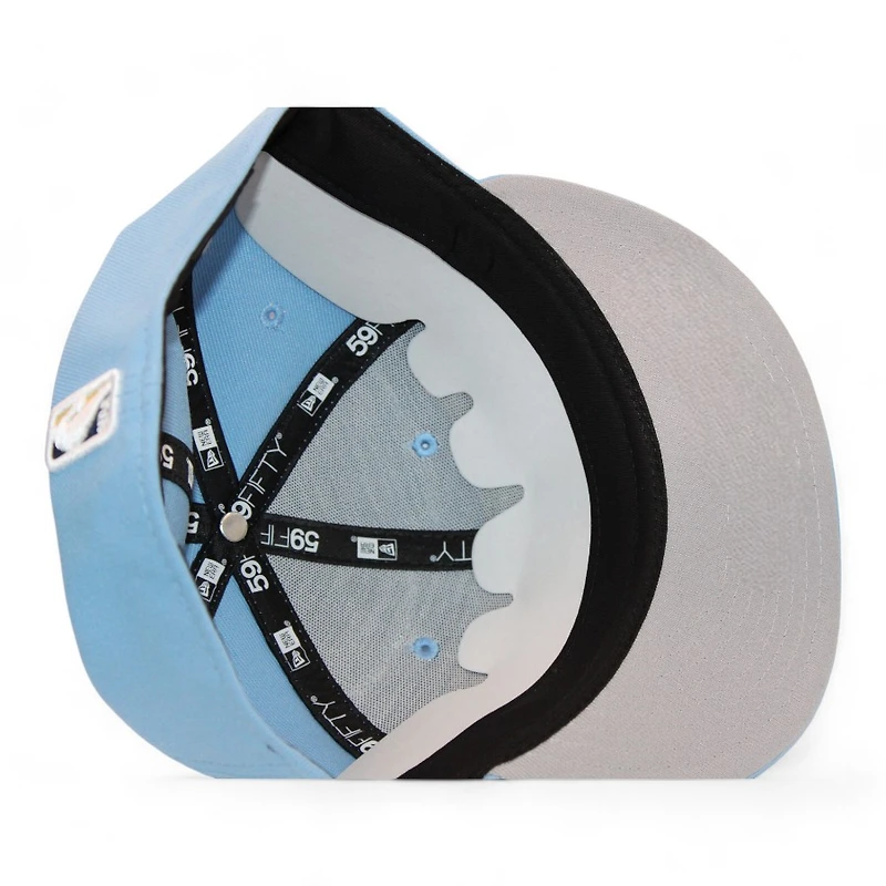 Denver Nuggets Sky Blue "DPM NBA Pack" 2023 Champions Patch Gray UV New Era 59Fifty Fitted Hat