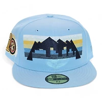 Denver Nuggets Sky Blue "DPM NBA Pack" 2023 Champions Patch Gray UV New Era 59Fifty Fitted Hat