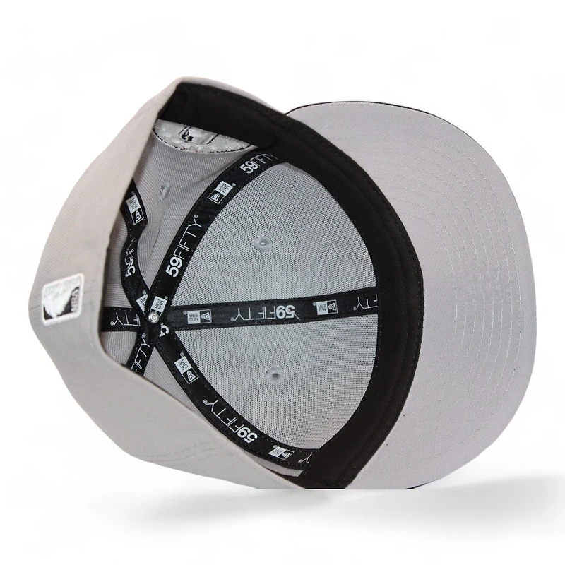 Brooklyn Nets Gray and Black "DPM NBA Pack" Established 1967 Patch UV New Era 59Fifty Fitted Hat