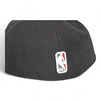 Chicago Bulls Black "DPM NBA Pack" 6X Champs Patch Gray UV New Era 59Fifty Fitted Hat