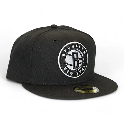 Brooklyn Nets Black "DPM NBA Pack" Gray UV New Era 59Fifty Fitted Hat
