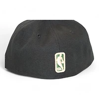 Milwaukee Bucks Black "DPM NBA Pack" Gray UV New Era 59Fifty Fitted Hat