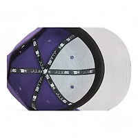 Los Angeles Lakers Dark Purple "DPM NBA Pack" Gray UV New Era 59Fifty Fitted Hat
