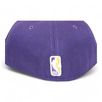 Los Angeles Lakers Dark Purple "DPM NBA Pack" Gray UV New Era 59Fifty Fitted Hat