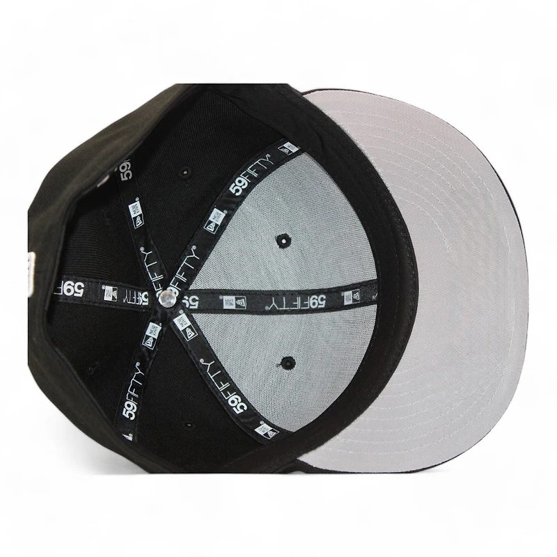 New York Knicks Black Wordmark "DPM NBA Pack" Gray UV Era 59Fifty Fitted Hat