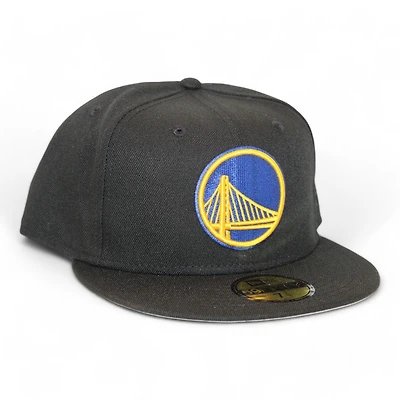 Golden State Warriors Black "DPM NBA Pack" Gray UV New Era 59Fifty Fitted Hat