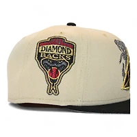 Arizona Diamondbacks Vegas Gold and Black "DPM Down South Pack" 1998 Inaugural Season Patch Gray UV New Era 59Fifty Fitted Hat