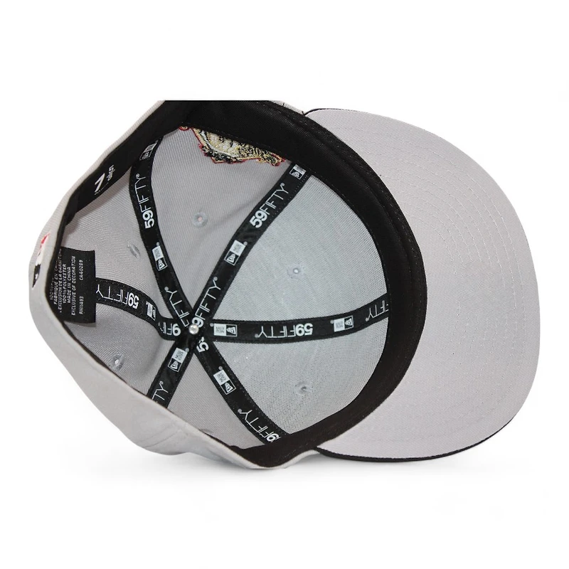 Atlanta Braves Gray and Black "DPM Down South Pack" 1995 World Series Patch UV New Era 59Fifty Fitted Hat