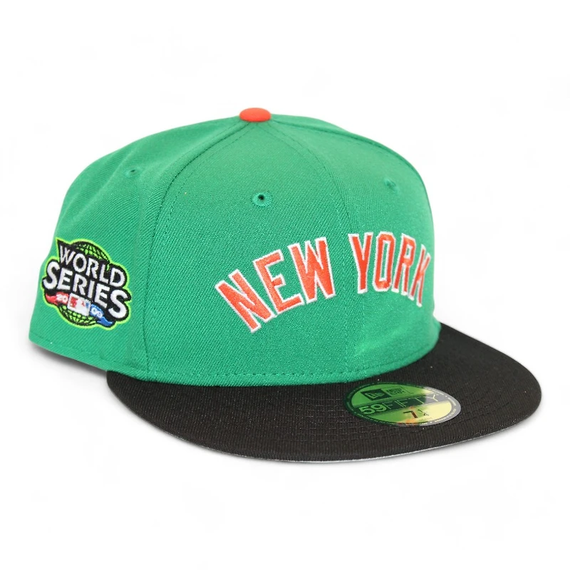 New York Yankees Green and Black "TommyLee Hoops Pack" 2009 World Series Patch Gray UV Era 59Fifty Fitted Hat