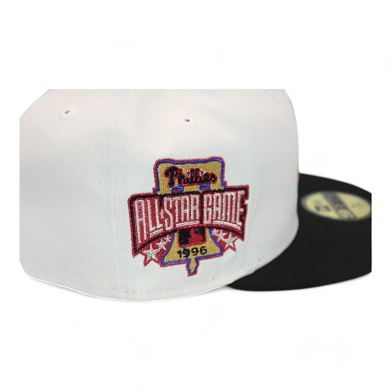 Boston Red Sox Cream and Black "HKBilly Hoops Pack" 1996 All Star Game Patch UV New Era 59Fifty Fitted Hat