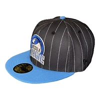 Osceola Magic Black Pinstripe Gray UV New Era 59FIFTY Fitted Hat