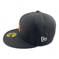 Los Angeles Dodgers Full Graphite 50th Anniversary Patch Green UV New Era 59FIFTY Fitted Hat