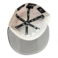 Las Vegas Raiders Pink Paisley and Black 1998 NFL Draft Patch Gray UV New Era 59FIFTY Fitted Hat