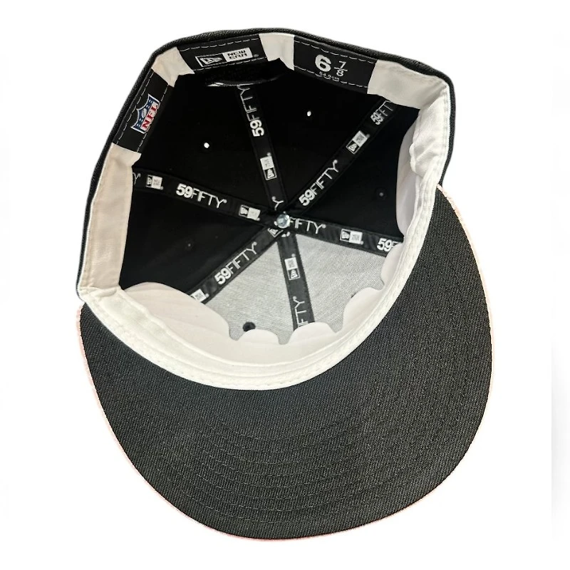 San Francisco 49ers Black and Pink Paisley Pro Bowl Patch UV New Era 59FIFTY Fitted Hat