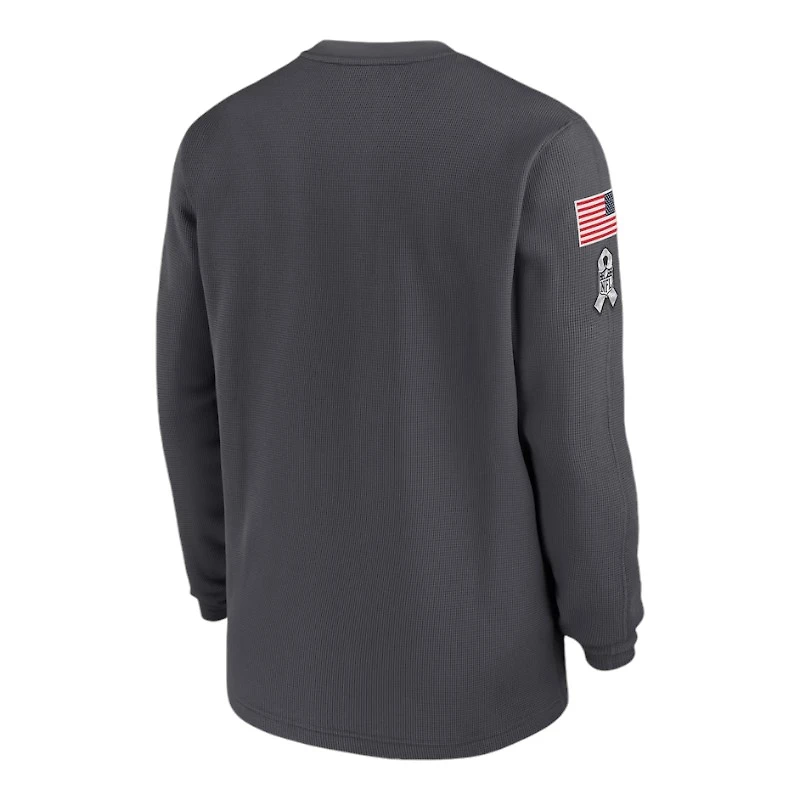 Dallas Cowboys Anthracite 2024 Nike Salute To Service Long Sleeve T-Shirt