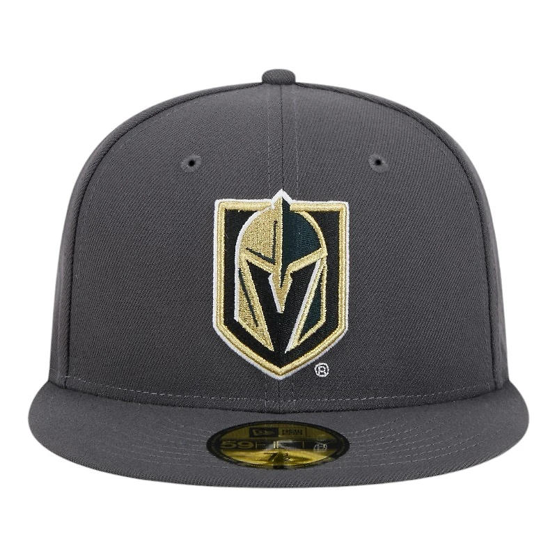 Vegas Golden Knights Charcoal Team Basic NHL New Era 59FIFTY Fitted Hat