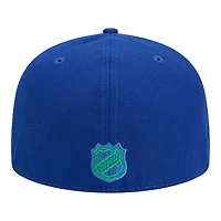 Vancouver Canucks Royal Blue Team Basic NHL New Era 59FIFTY Fitted Hat